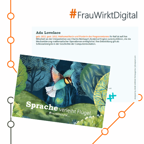 #FWD Postkarte Ada Lovelace
