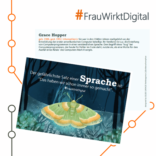 #FWD Postkarte Grace Hopper