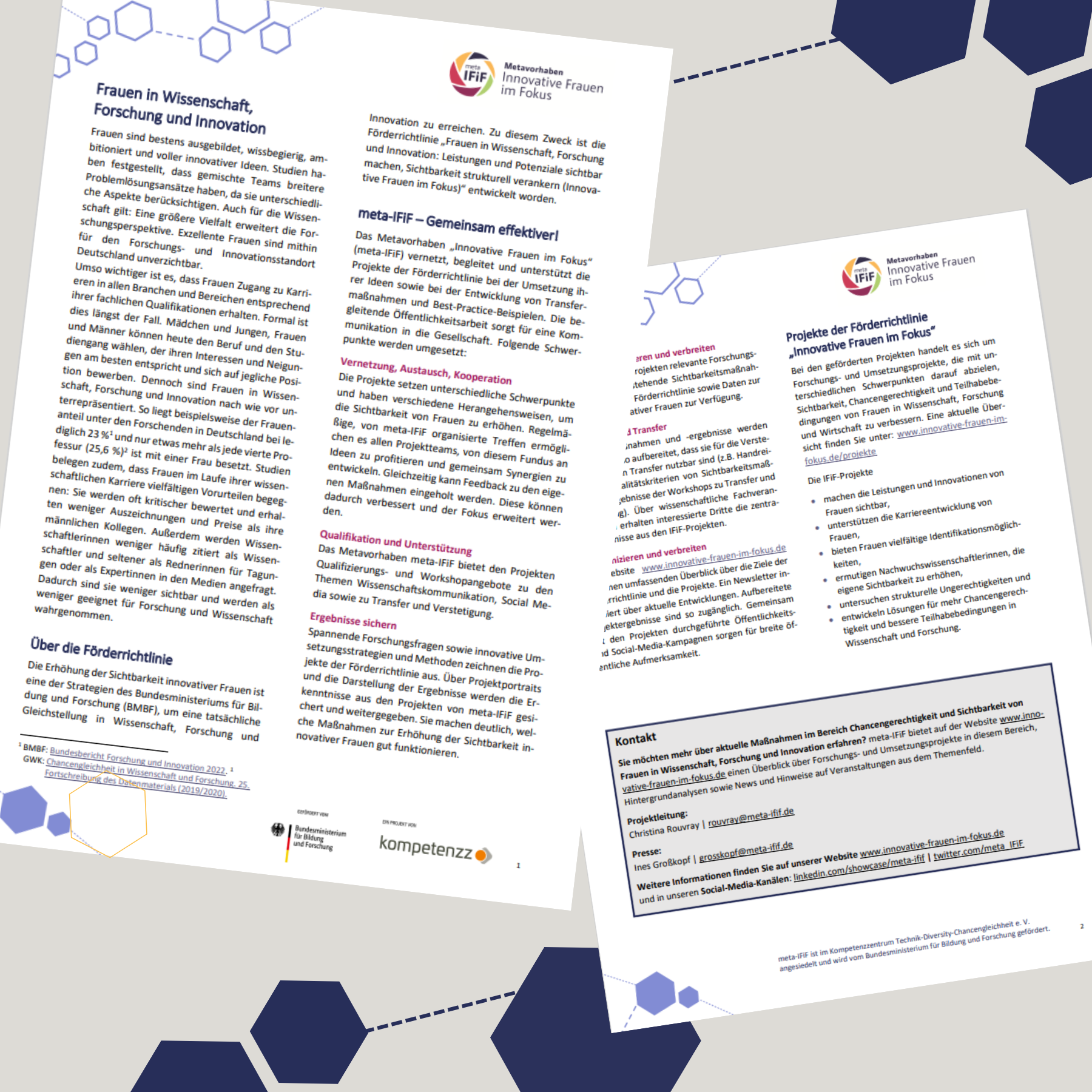 Handout - Metavorhaben Innovative Frauen im Fokus