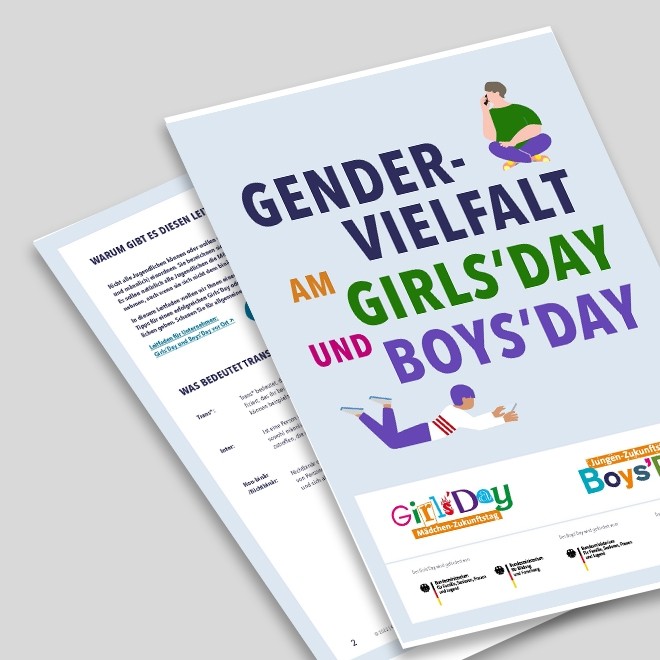 Gendervielfalt beim Girls'Day & Boys'Day | Handreichung für Unternehmen und Institutionen 